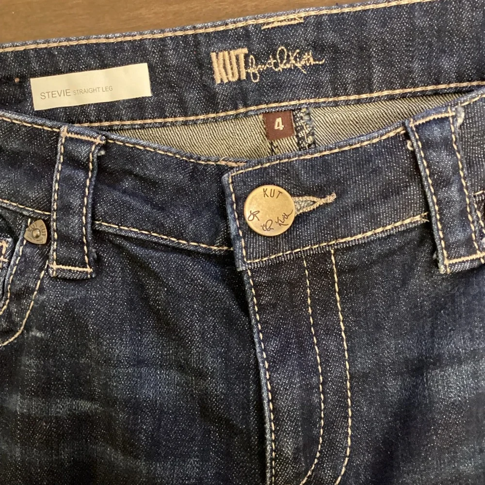 Kut From The Kloth 4 Stevie Straight Women’s Jeans Stretch Mid Rise